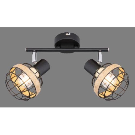 Светильник Fedora 7033-702 2хE14 40Вт настенно-потолочный спот поворотный Rivoli Б0047140