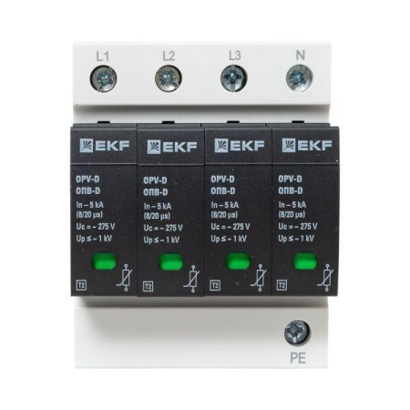 Ограничитель перенапряжения имп. ОПВ-D4 EKF opv-d4