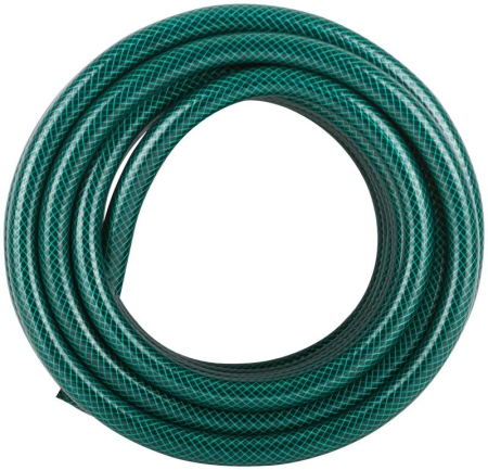 Шланг поливочный трехслойный армированный 3/4дюймх1.5ммх15м зел. КУРС 76307