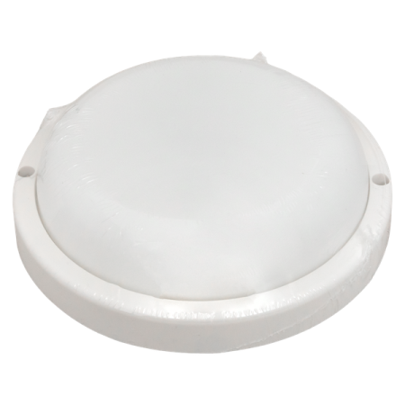 Светильник светодиодный ЖКХ ДПО-1400 18Вт 6500К IP65 круг с микроволнов. датчиком движения LUMA EKF BKL-1400DM-R-18-6500