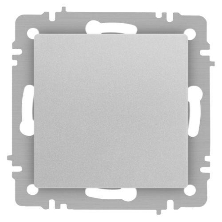 Переключатель перекрестный 1-кл. СП Accent 6-108-03 10А IP20 250В алюм. Intro Б0063583