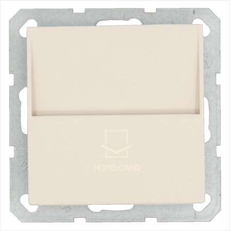 Выключатель карточный 10А IP20 отельный механизм тауп Jasmart G6209T