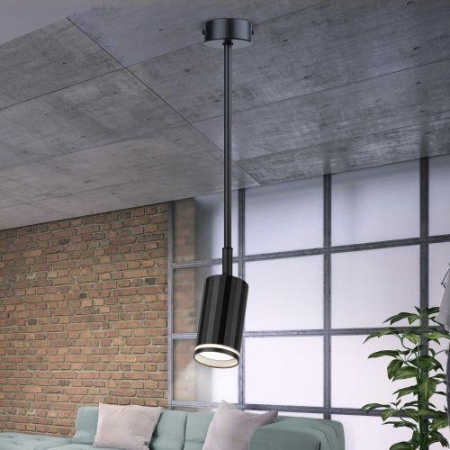 Светильник OL43 BK MR16 GU10 IP20 настенно-потолочный спот черн. Эра Б0058490