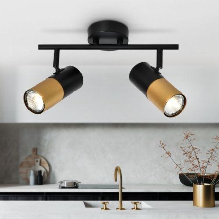 Светильник Belladonna 7073-702 2хGU10 15Вт настенно-потолочный спот поворотный Rivoli Б0057931