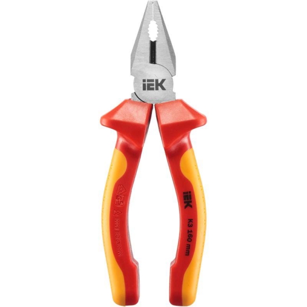 Пассатижи диэлектрические 160мм K3 ARMA2L 3 IEK A2L3-PL20-K3-160