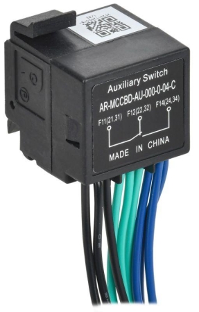 Контакт дополнительный левый MCCB типоразмер A; D 3НО 3НЗ ARMAT IEK AR-MCCBD-AU-000-0-04-C