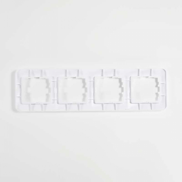 Рамка 4-м Karina Life горизонт. бел. LEZARD 708-0200-149