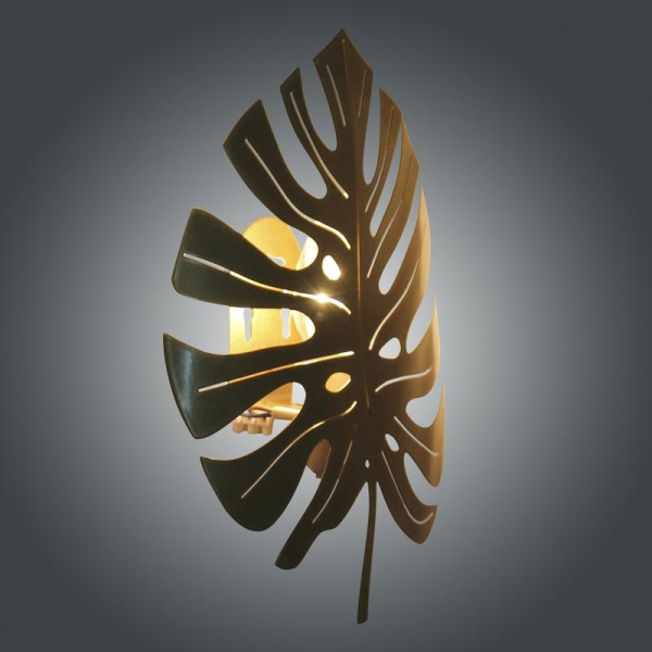 Светильник "Монстера" 511 275х230 НББ 01-60-173 Е14 (ИМ) настенный зол. Элетех 1005405187