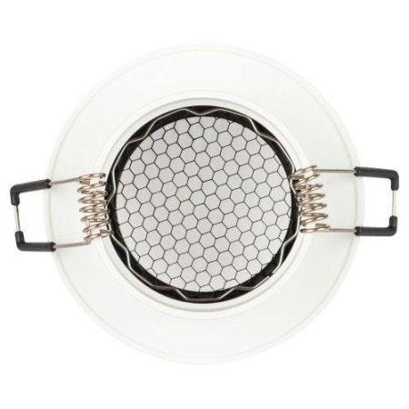 Светильник KL109 MR16 GU5.3 встраив. алюм. WH/BK бел./черн. матов. ЭРА Б0061828