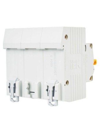 Выключатель автоматический модульный 3п D 80А 10кА ВА47-100 KARAT IEK MVA40-3-080-D