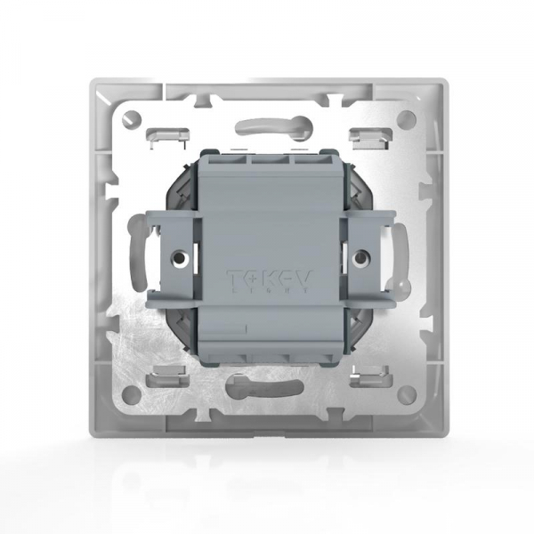 Выключатель 1-кл. СП AVA 10А IP20 в сборе бел. TOKOV LIGHT TKL-AV-V1F-C01
