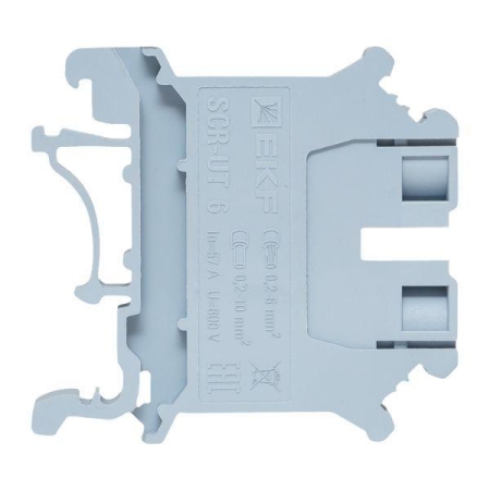 Колодка клеммная винтовая 6 UT сер. EKF scr-ut-6-g