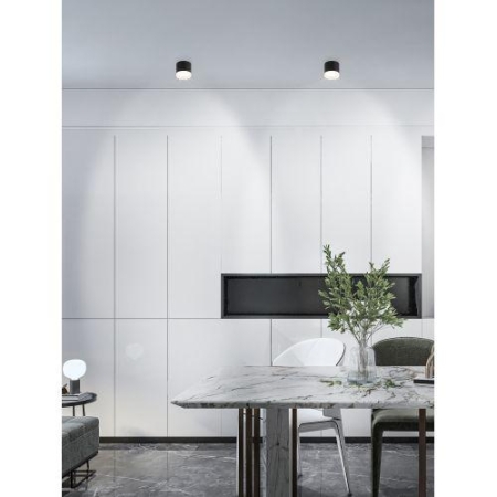 Светильник OL38 BK GX53 IP20 настенно-потолочный спот черн. ЭРА Б0056386