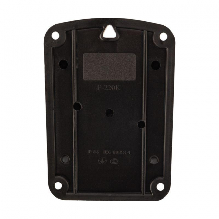 Розетка штепсельная влагозащ. стационарная угловая ОУ 16А IP44 230В 2P+PE каучук PROCONNECT 111-127-4