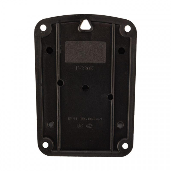 Розетка штепсельная влагозащ. стационарная угловая ОУ 16А IP44 230В 2P+PE каучук PROCONNECT 111-127-4