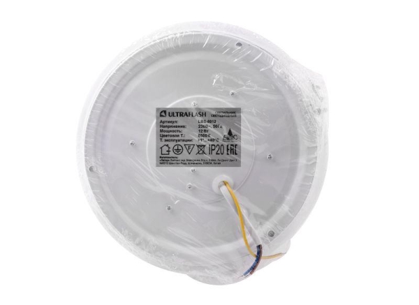 Светильник светодиодный LBS-8012 12Вт blanc настенно-потолочный Ultraflash 15136
