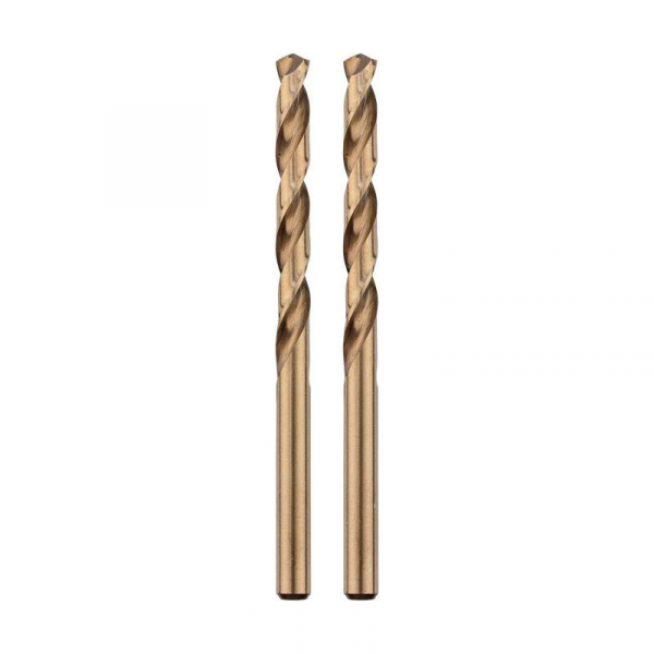 Сверло по металлу 2.5мм "Кобальт" (сталь HSS-Co 5% M35 P6M5K5) DIN 338 (блист.2шт) Kranz KR-91-0501