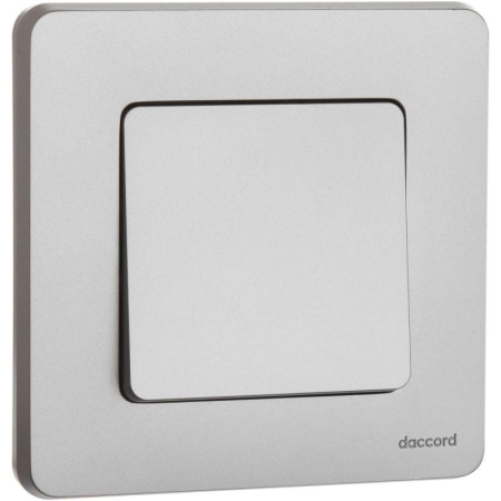 Выключатель кнопочный Inspiria 6А 250В без фиксации НО/НЗ механизм алюм. IEK 673692