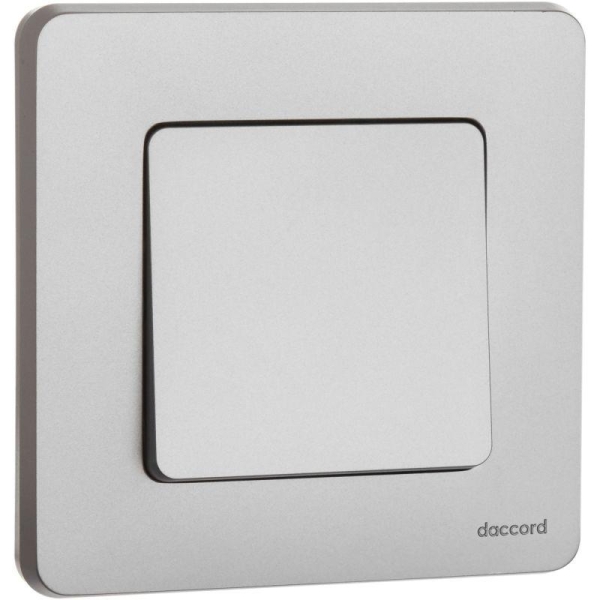 Выключатель кнопочный Inspiria 6А 250В без фиксации НО/НЗ механизм алюм. IEK 673692