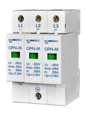 Ограничитель перенапряжения ОПН-М (3S) 30кА 3 модуля 380В In:30кА НовАтек-Электро 567893-30