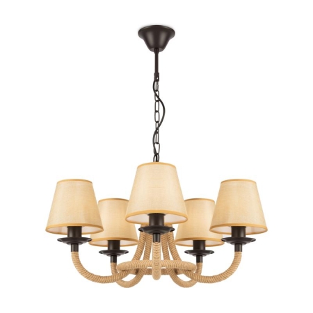 Люстра Corda 60Вт E14х5 IP20 Freya FR4402-PL-05-GB