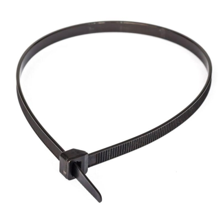 Хомут кабельный 7.6х500 нейлон (ч) (уп.100шт) Промрукав PR08.3084