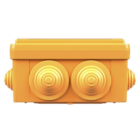 Коробка ответвительная FS 100х100х50мм IP55 5п 450В 10А 6кв.мм с кабельными вводами и клеммниками пластик. DKC FSB11506