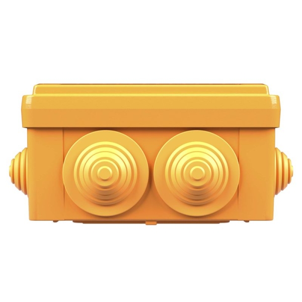 Коробка ответвительная FS 100х100х50мм IP55 5п 450В 10А 6кв.мм с кабельными вводами и клеммниками пластик. DKC FSB11506