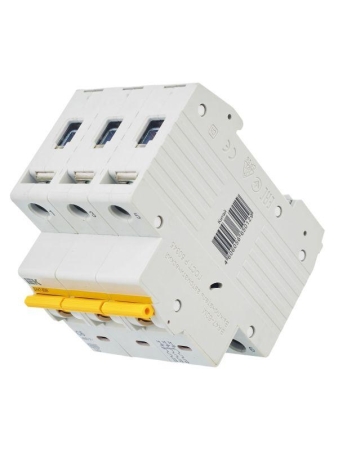 Выключатель автоматический модульный 3п C 6А 6кА ВА47-60M KARAT IEK MVA31-3-006-C