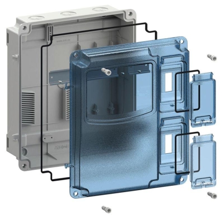 Корпус ЩУРн-П 3/6 Krepta 5 IP66 PC пластик. IEK MSP3-N-06-55