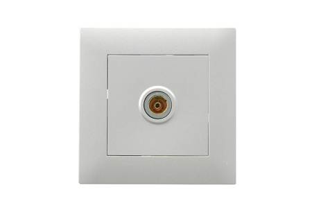 Розетка TV проходная Karea RIZZ STAR сер. Makel 88065007