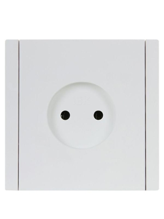 Розетка СП FORTE&PIANO FP218 10А без заземл. без защ. шторок винт. крепл. бел. IEK FP-R10-10-K01