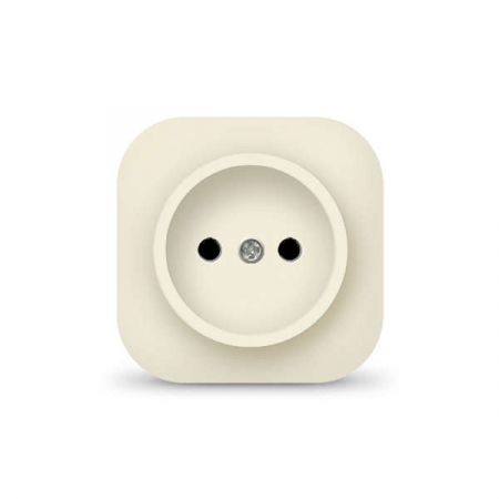 Розетка 1-м ОП 10А IP20 без заземл. сл. кость IONICH 1431