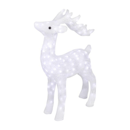 Фигура светодиодная акриловая "Олень" 50х25х75см 5Вт IP65 понижающ. трансф. в компл. Neon-Night 513-280