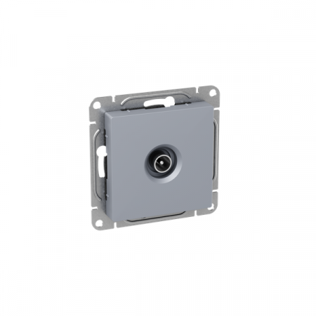 Розетка телевизионная оконечная TV СП Эпика механизм алюм. EKF UP1-SOA-TV-3