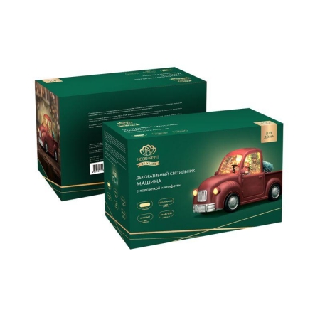 Светильник декоративный "Машина" с подсветкой и конфетти питание от USB Neon-Night 501-169