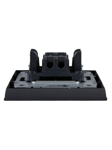 Выключатель 1-кл. СП BRITE ВСР10-1-0-БрГ 10А в сборе графит IEK BR-V10-0-10-K53-F