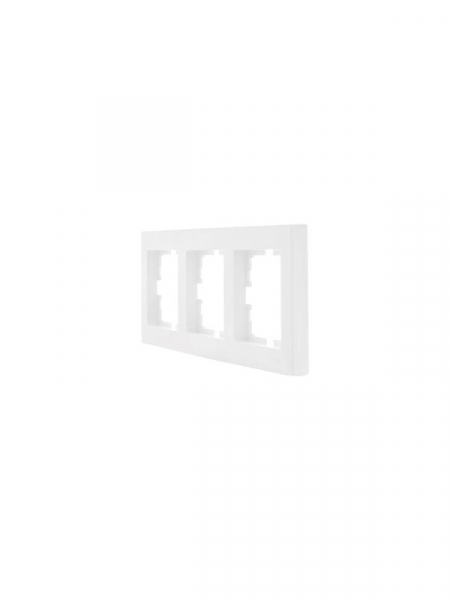 Рамка 3-местн. горизонт. VESNA бел. LEZARD 742-0200-148
