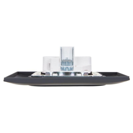 Розетка 2-м SKANDY 10А без заземл. без защ. шторок в сборе SK-R10G графит IEK SK-R20-10-K53-F