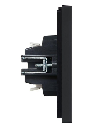 Выключатель 1-кл. СП FORTE&PIANO 10А FP101 черн. IEK FP-V10-0-10-1-K02