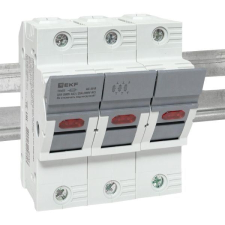 Предохранитель-разъединитель DF 14х51 3п (тип ПВЦ) EKF df143-e