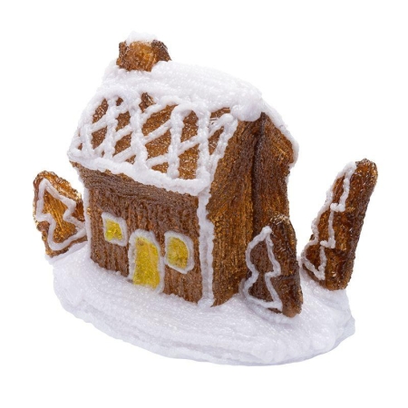 Фигура светодиодная акриловая "Пряничный домик" 26х15.5х20см 30LED 3хАА (не в комплекте) Neon-Night 513-324