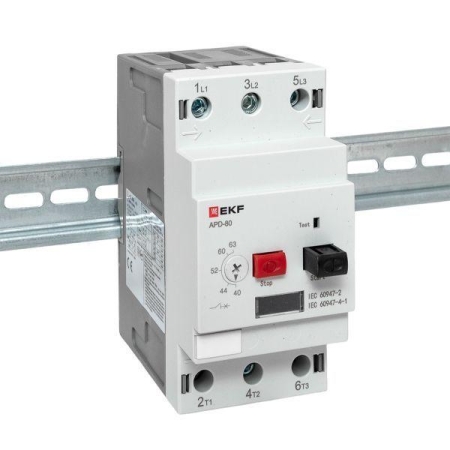 Выключатель автоматический для защиты двигателя АПД-80 40-63А EKF apd80-me-63