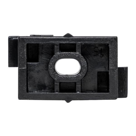 Держатель для труб (клипса) d16мм для монтажного пистолета черн. (уп.100шт) Plast EKF derjp-z-16-black