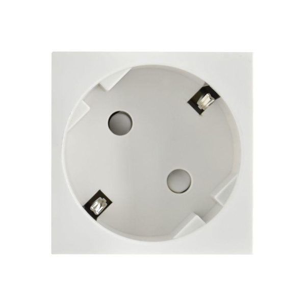 Розетка PRIMER 45град. с заземл. защ. шторки винт. зажим РКС-20-30-П-45 бел. IEK PR-KK40D-RSZH-2-2-45-K01