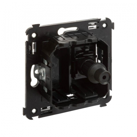 Розетка телевизионная одиночная TV 1-м СП Avanti "Черный матовый" DKC 4412503