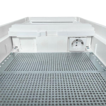 Щит комбинированный встраив. Nova 3 DIN-рейки + 1 монтаж. плата 5 габарит IP41 с метал. перфорированной дверью EKF Proxima nv-cb-pmd-3+1