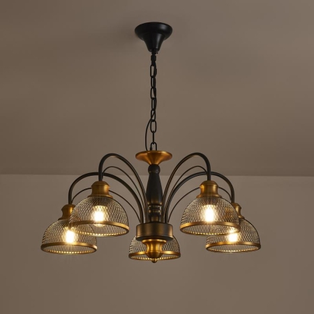 Светильник Caz 5х60Вт E27 IP20 подвесной Freya FR5527PL-05BBZ