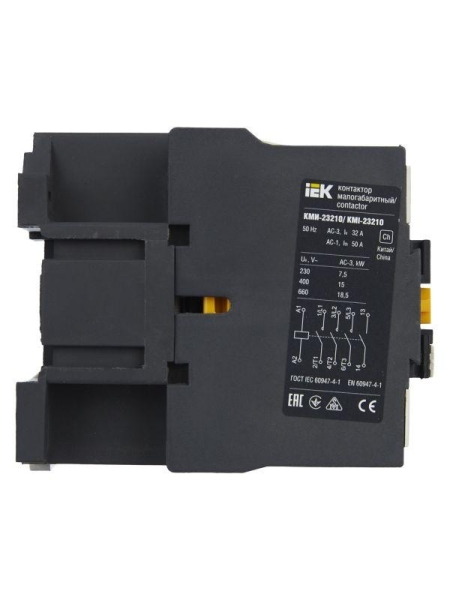 Контактор КМИ-23210 32А 230В/АС3 1НО KARAT IEK KKM21-032-230-10