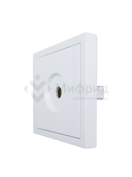 Розетка ТВ оконечная СП ZIMA IP20 бел. LEZARD 704-0288-130